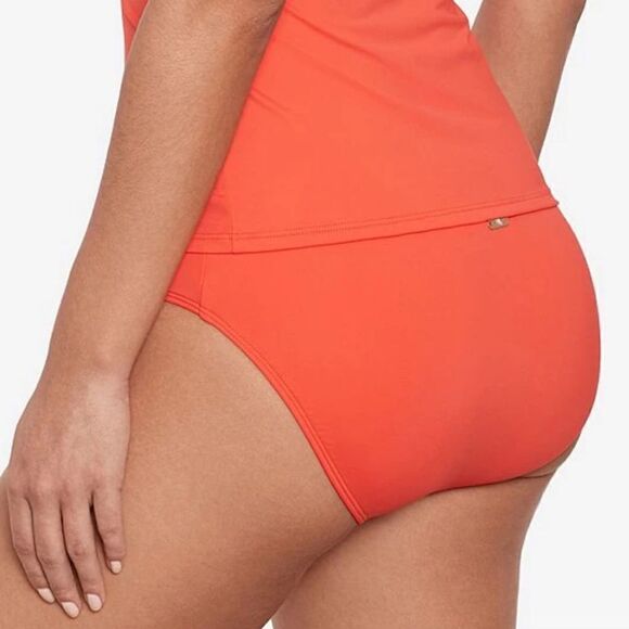LAUREN Ralph Beach Club Solid Hipster Bottoms swimming suit Sunset 14, swimwear - Picture 2 of 14